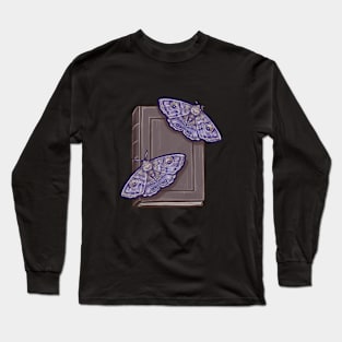 moth book Long Sleeve T-Shirt